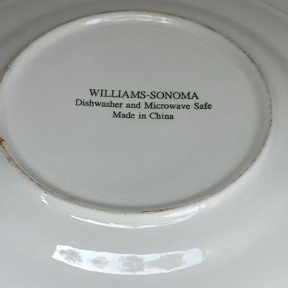 Williams Sonoma lemon salad plates